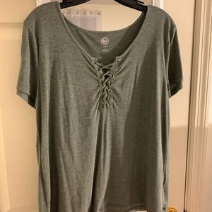 green cross front t-shirt